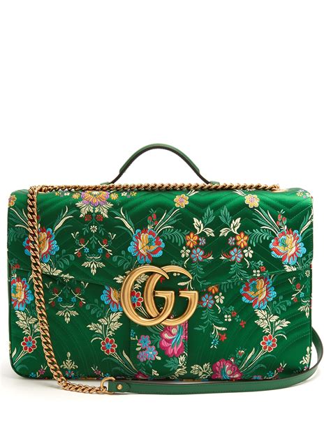 green floral gucci bag|gucci floral bag price.